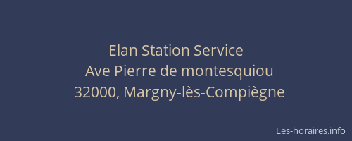 Elan Station Service