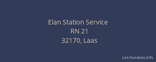 Elan Station Service