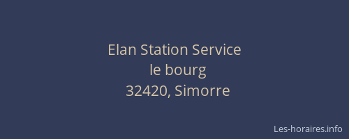 Elan Station Service