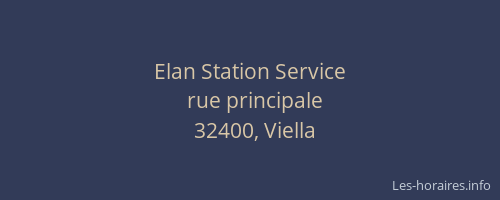 Elan Station Service