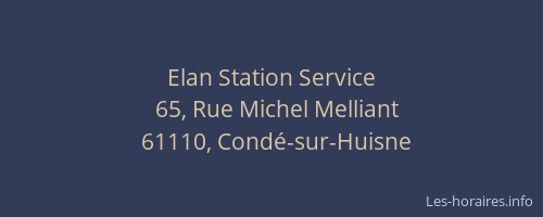 Elan Station Service