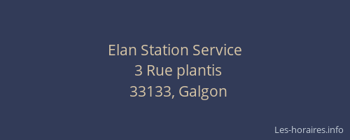 Elan Station Service