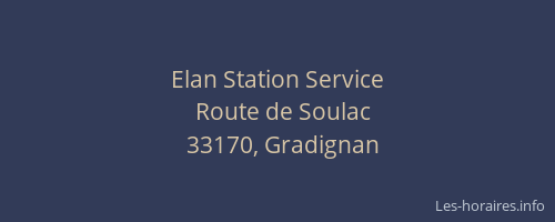 Elan Station Service
