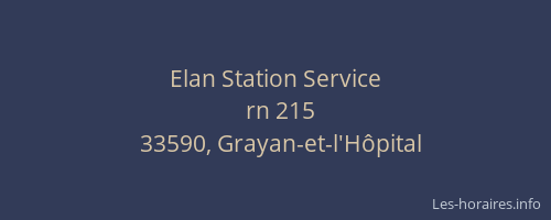 Elan Station Service