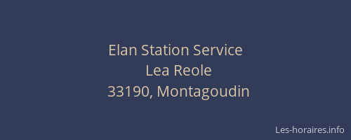 Elan Station Service