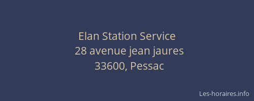 Elan Station Service