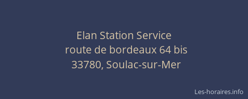 Elan Station Service