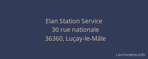 Elan Station Service