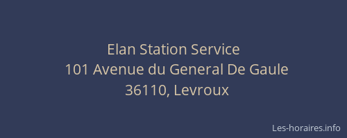 Elan Station Service