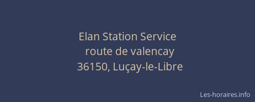 Elan Station Service