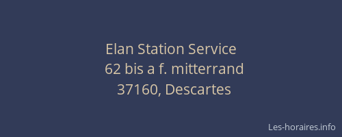 Elan Station Service