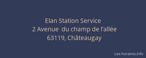 Elan Station Service