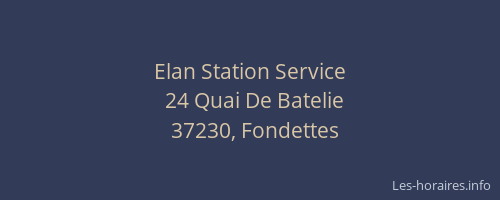 Elan Station Service
