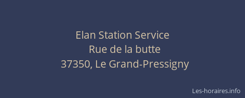 Elan Station Service