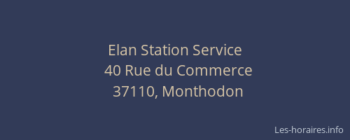 Elan Station Service