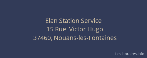Elan Station Service