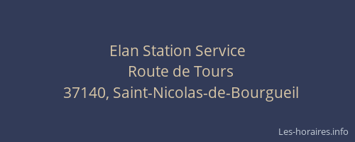 Elan Station Service
