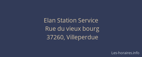 Elan Station Service