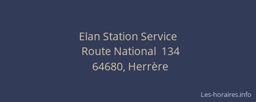 Elan Station Service