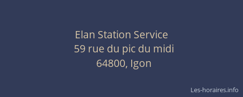 Elan Station Service