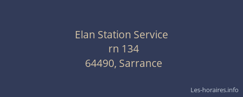 Elan Station Service