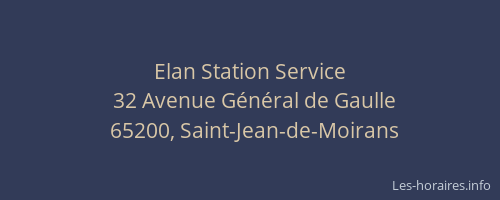 Elan Station Service
