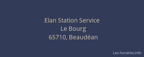 Elan Station Service
