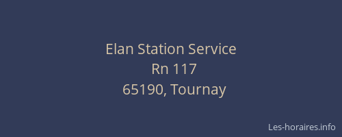 Elan Station Service