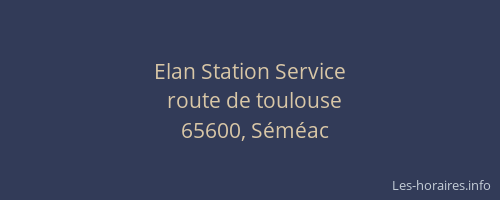 Elan Station Service