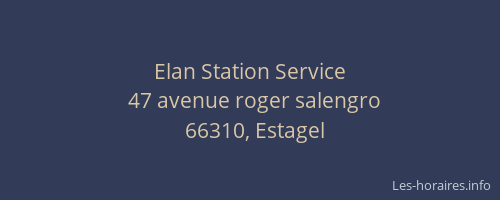 Elan Station Service