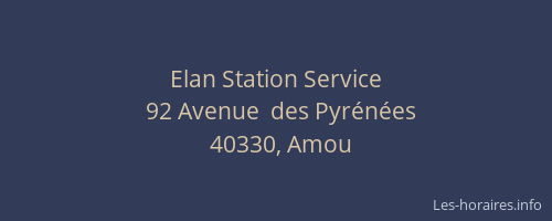 Elan Station Service