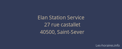 Elan Station Service