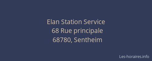 Elan Station Service