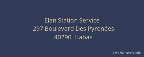 Elan Station Service