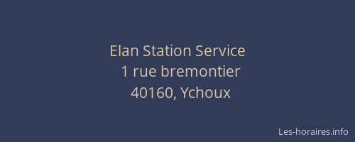 Elan Station Service