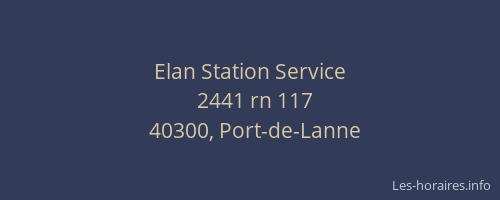 Elan Station Service