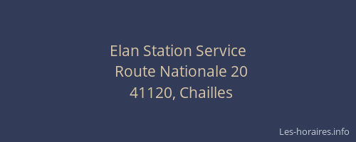 Elan Station Service