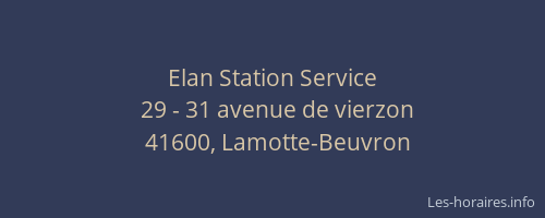 Elan Station Service