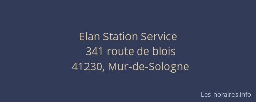 Elan Station Service