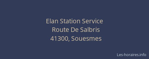 Elan Station Service