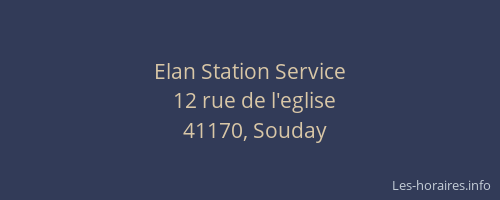 Elan Station Service