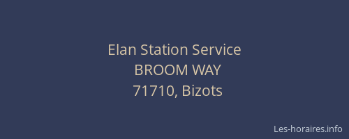 Elan Station Service