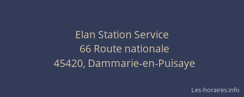 Elan Station Service