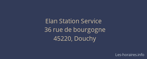 Elan Station Service