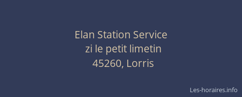 Elan Station Service