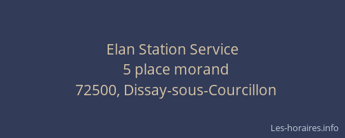 Elan Station Service