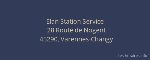 Elan Station Service
