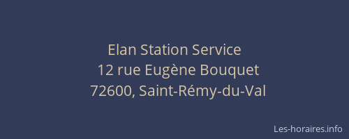 Elan Station Service