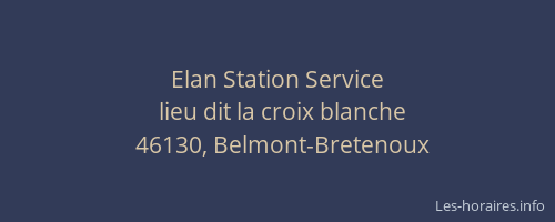 Elan Station Service