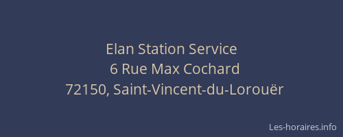 Elan Station Service